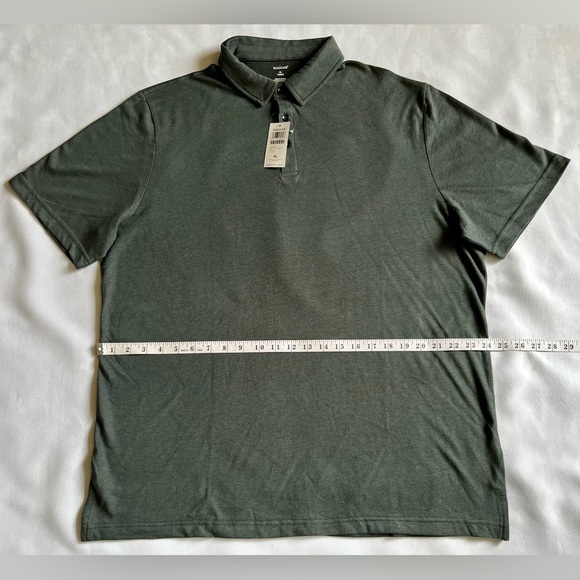 Haggar Men’s Polo Shirt XL Moss Green Cotton Blend NWT Casual Golf Style - Picture 3 of 7